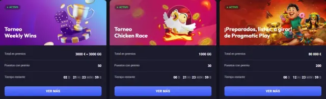 Bonificaciones con crupieres en vivo y torneos activos