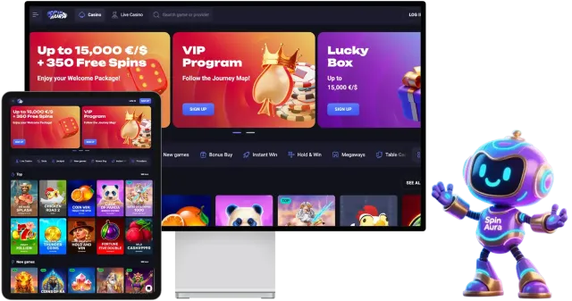 Aplicación móvil de Spinaura Casino